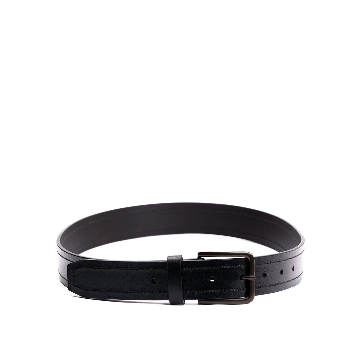 Men's Top Stitch Leather Belt